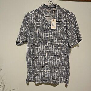 !!!NWT!!! Men’s OOBE BRAND Elcott Button Front Short Sleeve Shirt, Large